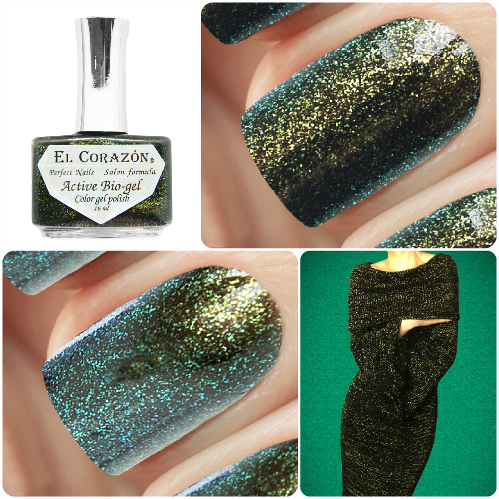 EL Corazon Active Bio-gel Color gel polish American Lurex 423/991